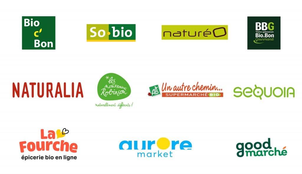 Logos partenaires distributeurs de BioDemain